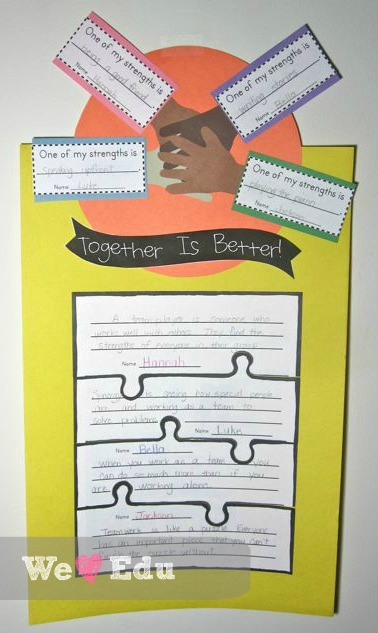 Together Is Better 7 Habits Craftivity