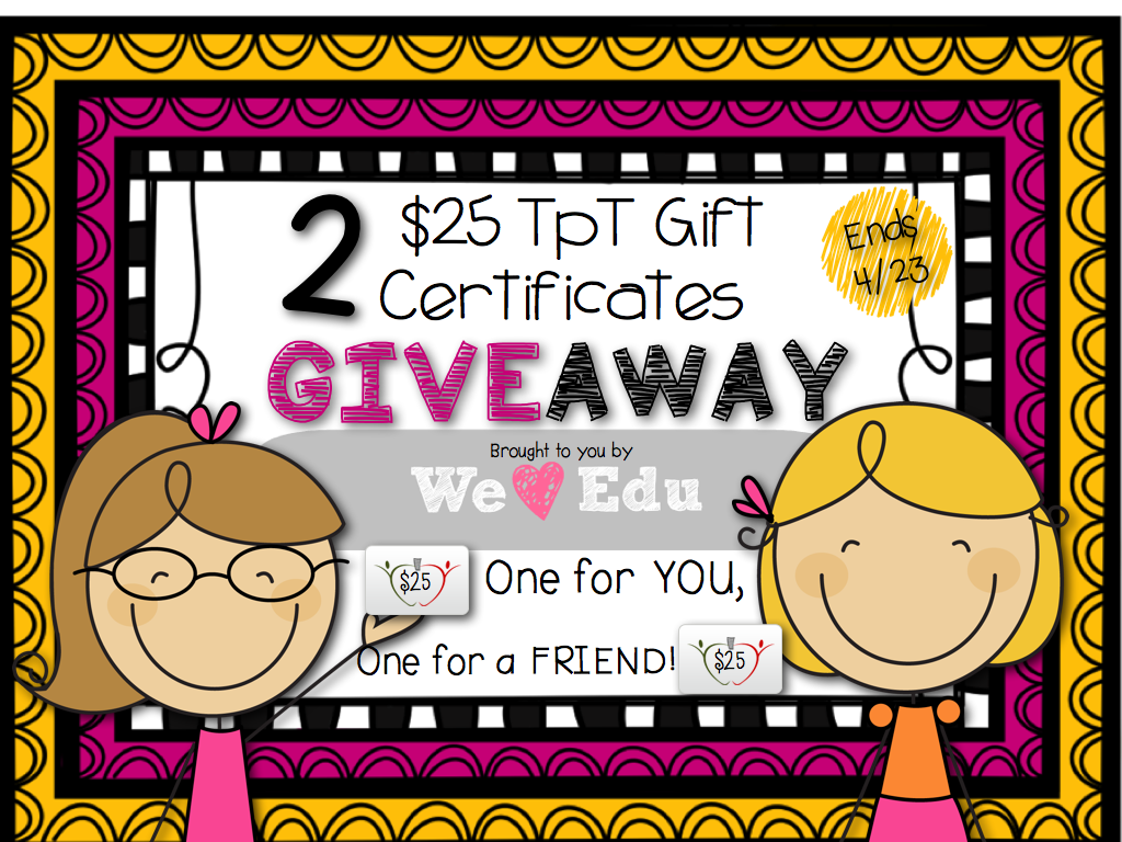 TpT Giveaway Gift Certificates.001
