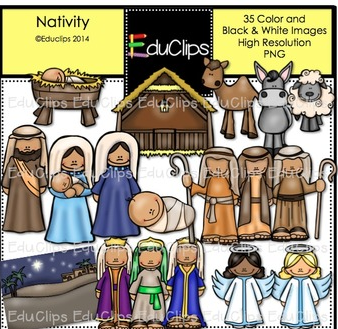 Nativity Themed Clip Art